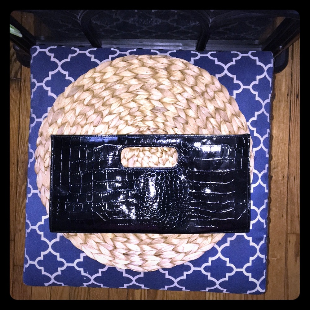 Black Snake Skin  Vintage Clutch 🖤🖤🖤